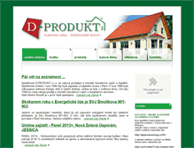 Tablet Screenshot of d-produkt.cz